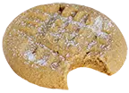 Peanut butter cookie bite icon