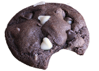 Triple chocolate cookie bite icon