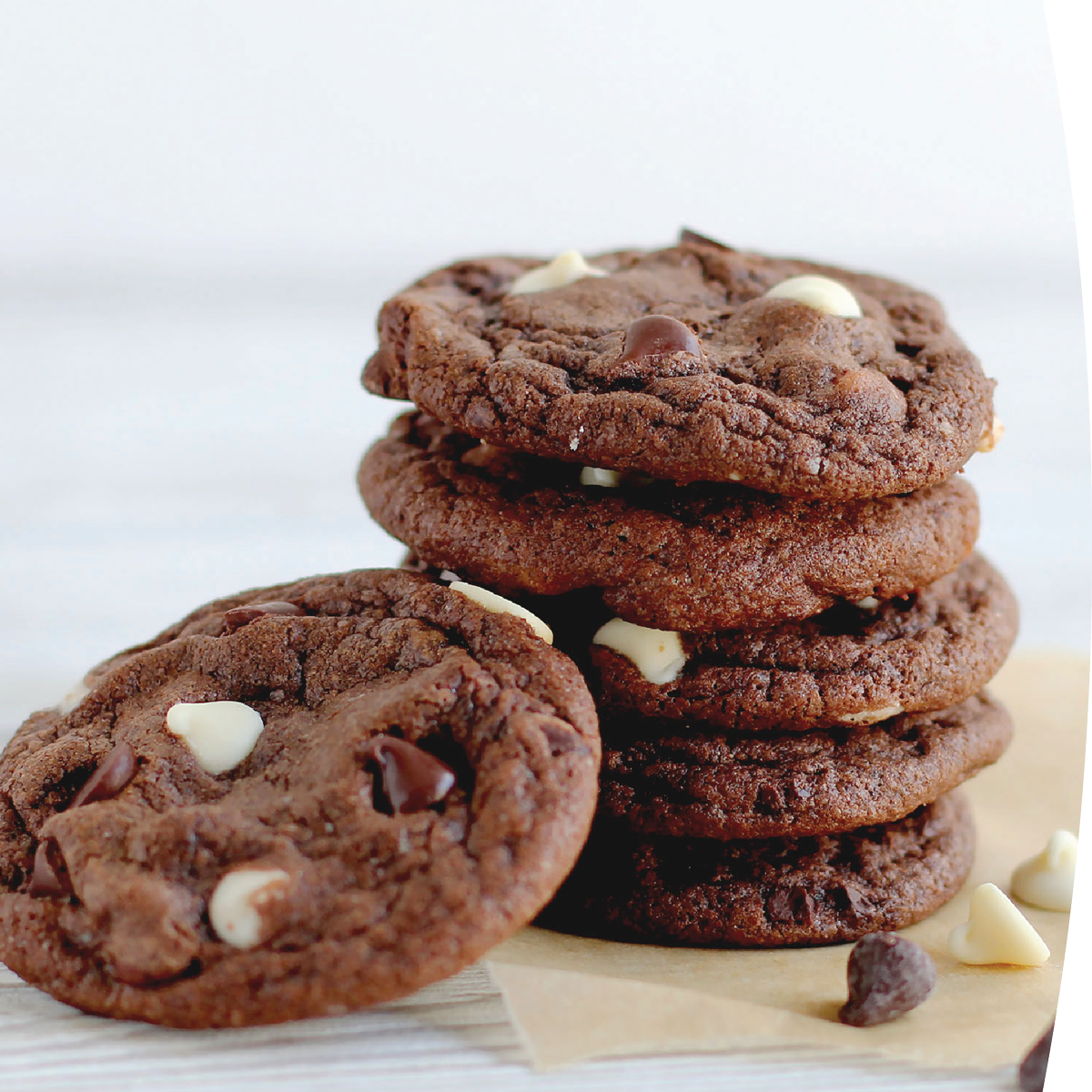 Triple Chocolate cookies