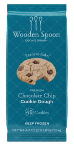 Chocolate chip cookie dough packaging