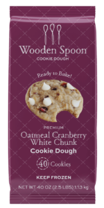 Oatmeal Cranberry cookie dough packaging