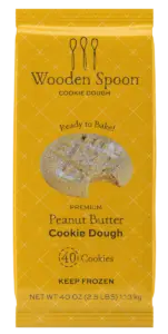 Peanut Butter cookies dough packaging
