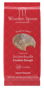 Snickerdoodle cookie dough packaging