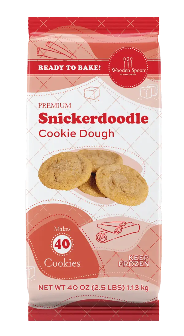 Snickerdoodle cookie dough packaging